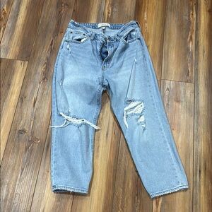 Abercrombie mom high rise Jean